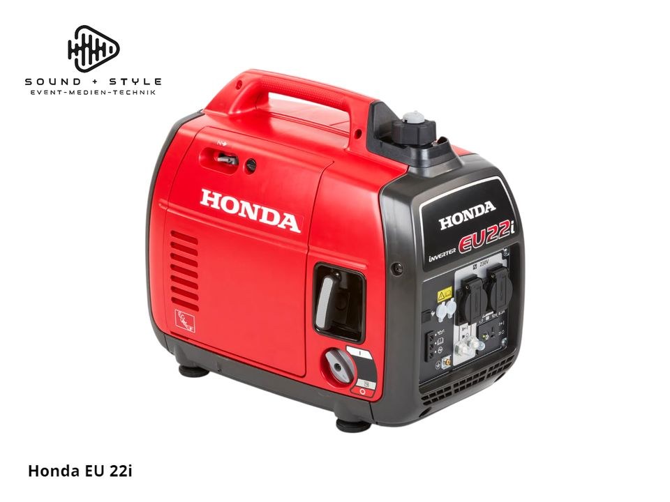 Honda EU 22i Kompakter leiser Stromgenerator mieten bei SOUND + STYLE – 2