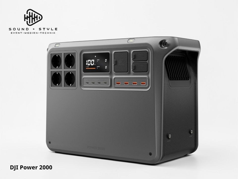 DJI Power 2000 Powerstation 3000W mieten bei SOUND + STYLE