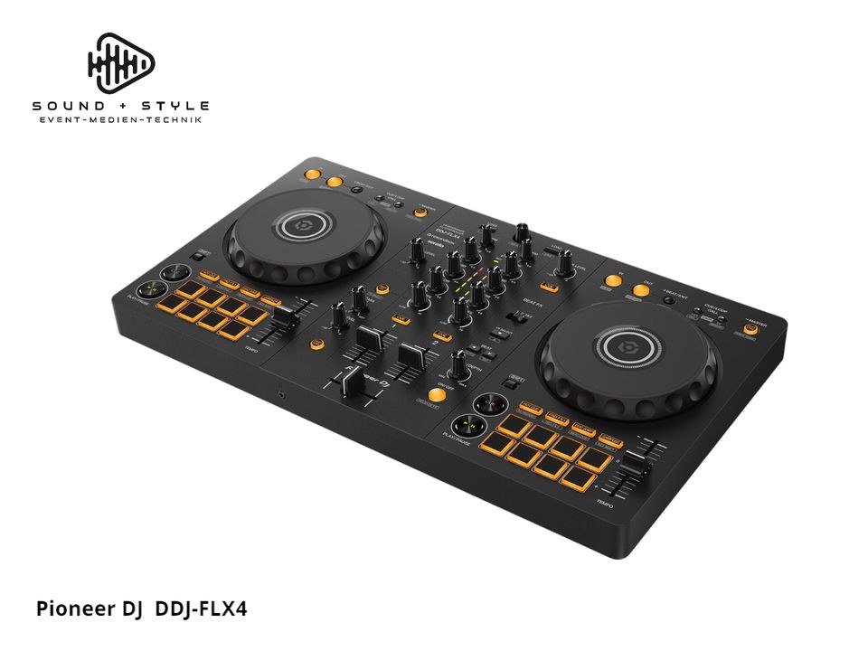 Pioneer DJ DDJ FLX4 Kompakter 2 Kanal Controller mieten in Gilching – 3