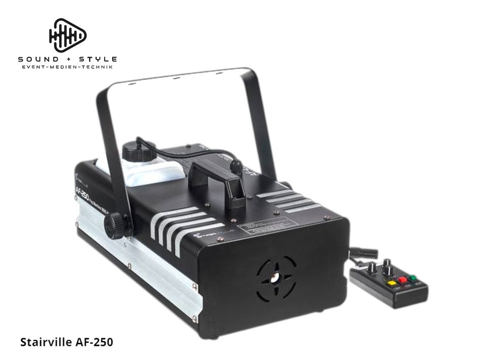 Stairville AF 250 Nebelmaschine DMX mieten bei SOUND + STYLE – 4