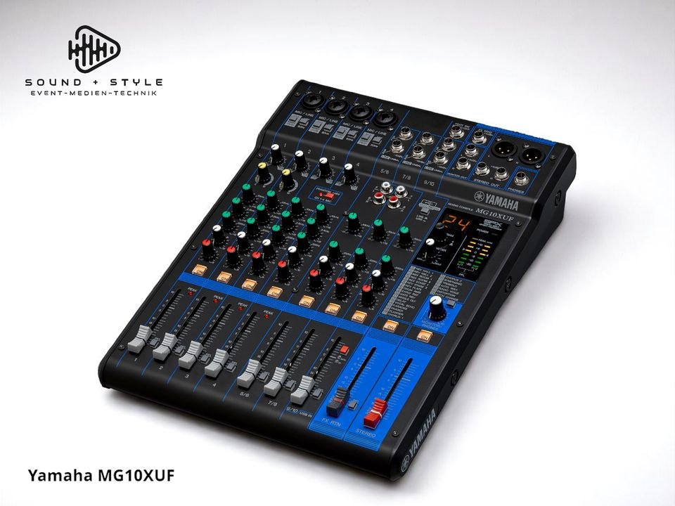 Yamaha MG10XUF 10 Kanal Mischpult USB Interface mieten in Gilching