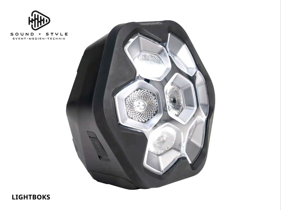 LIGHTBOKS Partylicht LED Discolicht Akku mieten bei SOUND + STYLE – 2