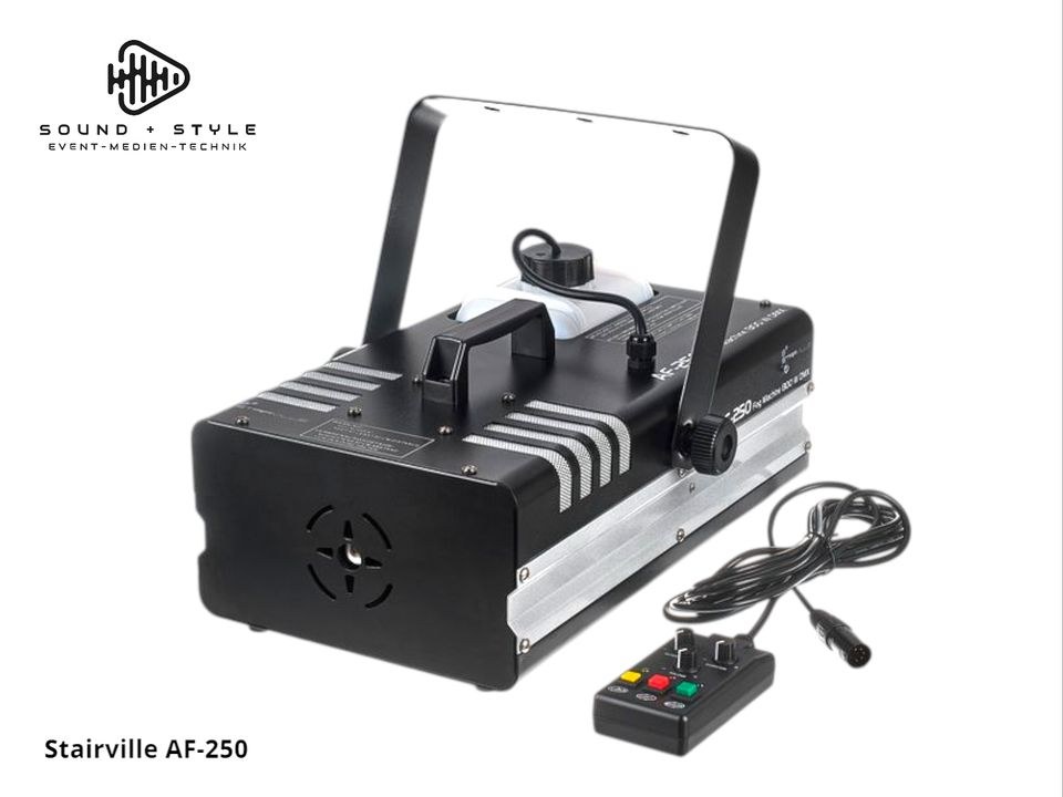 Stairville AF 250 Nebelmaschine DMX mieten bei SOUND + STYLE – 2
