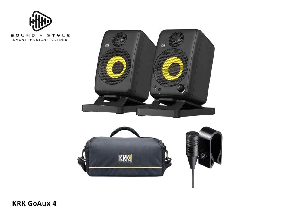 KRK GoAux 4 Mobile Studiomonitore Bluetooth mieten bei SOUND + STYLE – 3