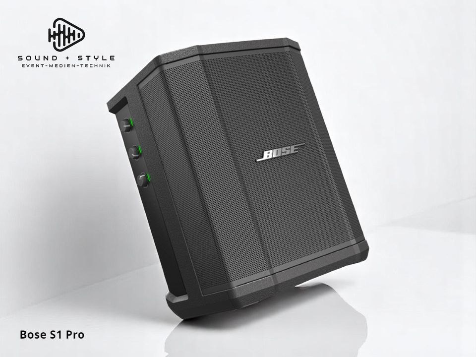 Bose S1 Pro Aktivbox Bluetooth Mini PA mieten bei SOUND + STYLE