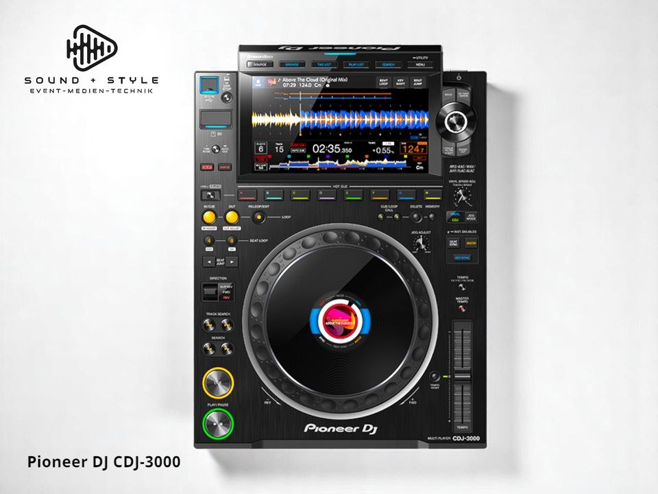 Pioneer DJ CDJ 3000 Mediaplayer mieten bei SOUND + STYLE