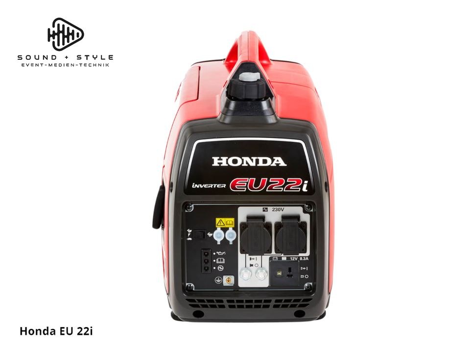 Honda EU 22i Kompakter leiser Stromgenerator mieten bei SOUND + STYLE – 4