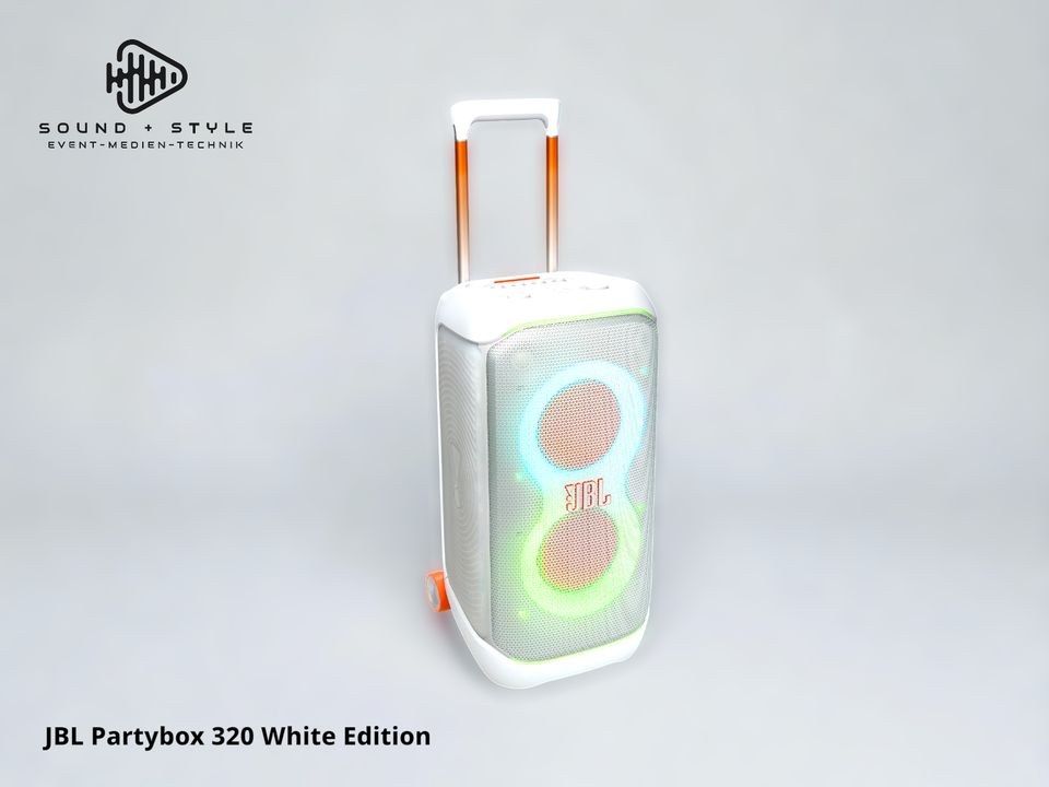 JBL Partybox 320 Weiß Taufe Bluetooth mieten in Gilching – Party-Sound – 2