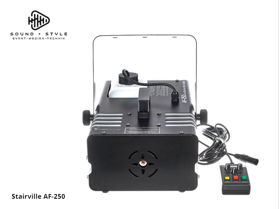Stairville AF 250 Nebelmaschine DMX mieten bei SOUND + STYLE – 3