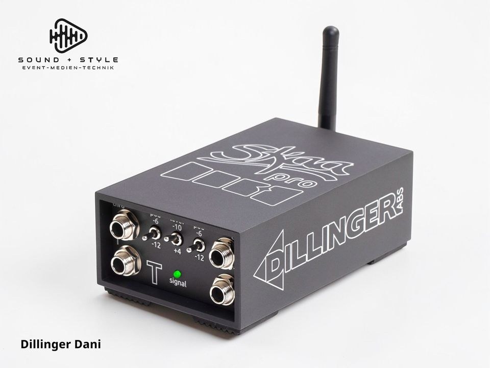 Dillinger Dani Skaa Transmitter Wireless mieten bei SOUND + STYLE