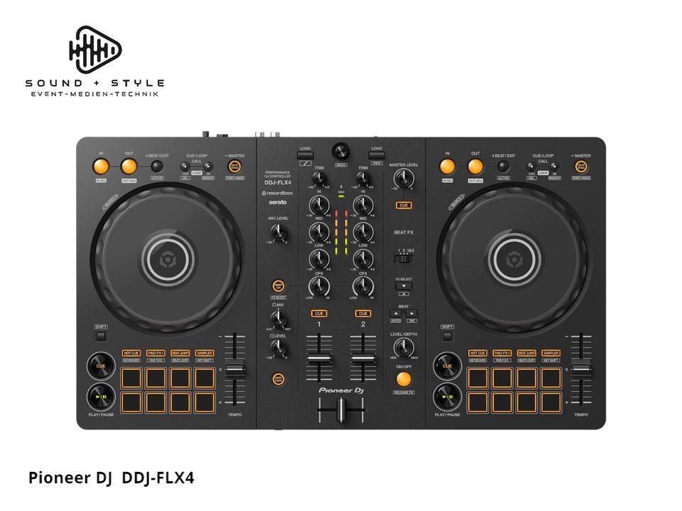 Pioneer DJ DDJ FLX4 Kompakter 2 Kanal Controller mieten in Gilching – 2