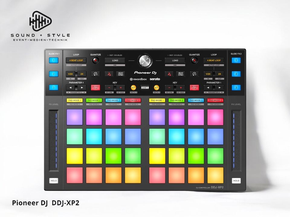 Pioneer DJ DDJ XP2 Subcontroller rekordbox mieten bei SOUND + STYLE