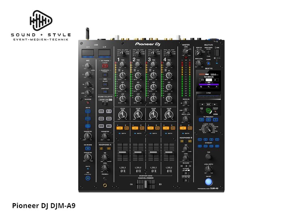 Pioneer DJ DJM A9 4 Kanal Clubmixer mieten bei SOUND + STYLE – 2