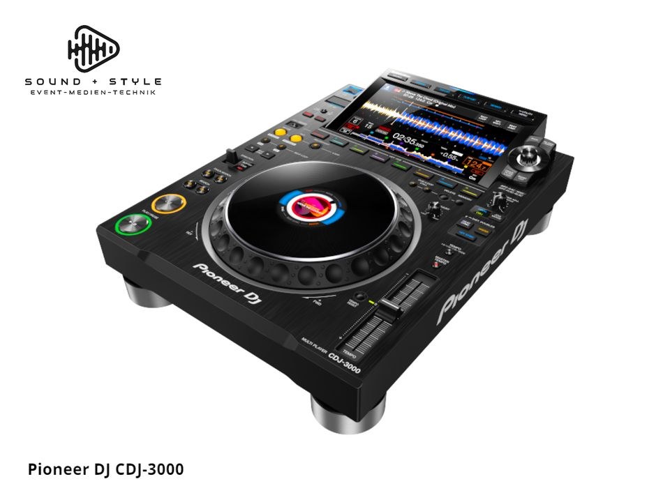 Pioneer DJ CDJ 3000 Mediaplayer mieten bei SOUND + STYLE – 2