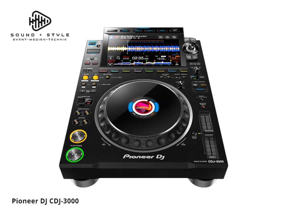 Pioneer DJ CDJ 3000 Mediaplayer mieten bei SOUND + STYLE – 3