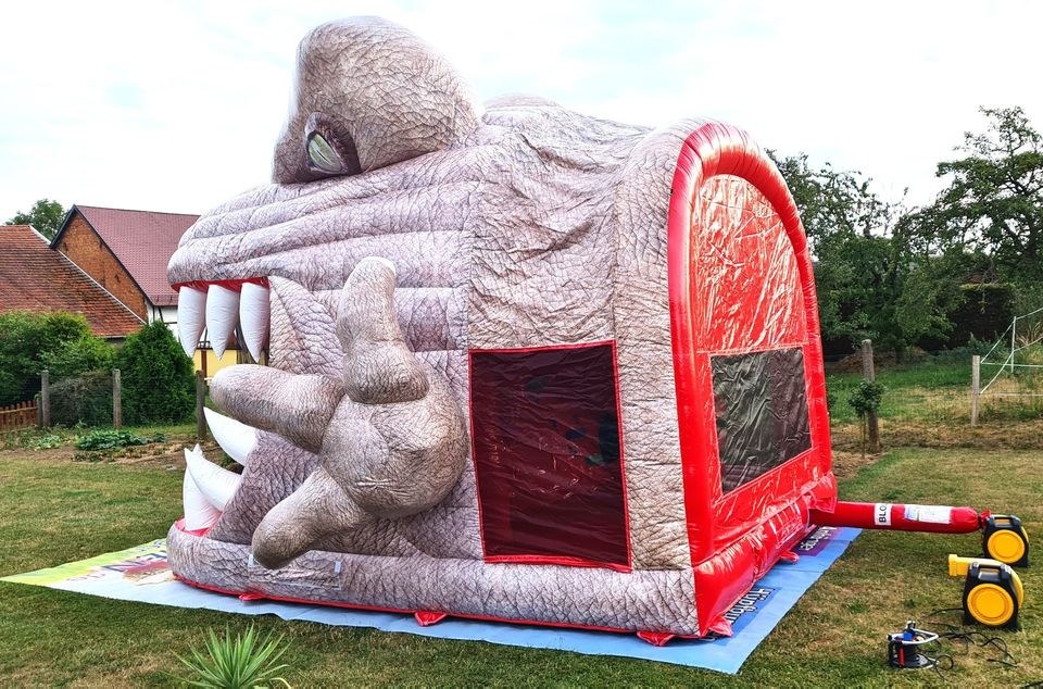 Dinosaurier Hüpfburg auch Festzelt Partyzelt mieten in Schlotheim – 4