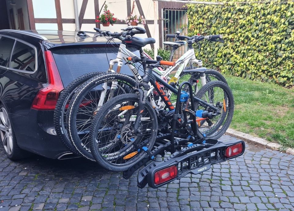 Hapro 4er Fahrradträger abschließbar Fahrrad mieten in Schlotheim