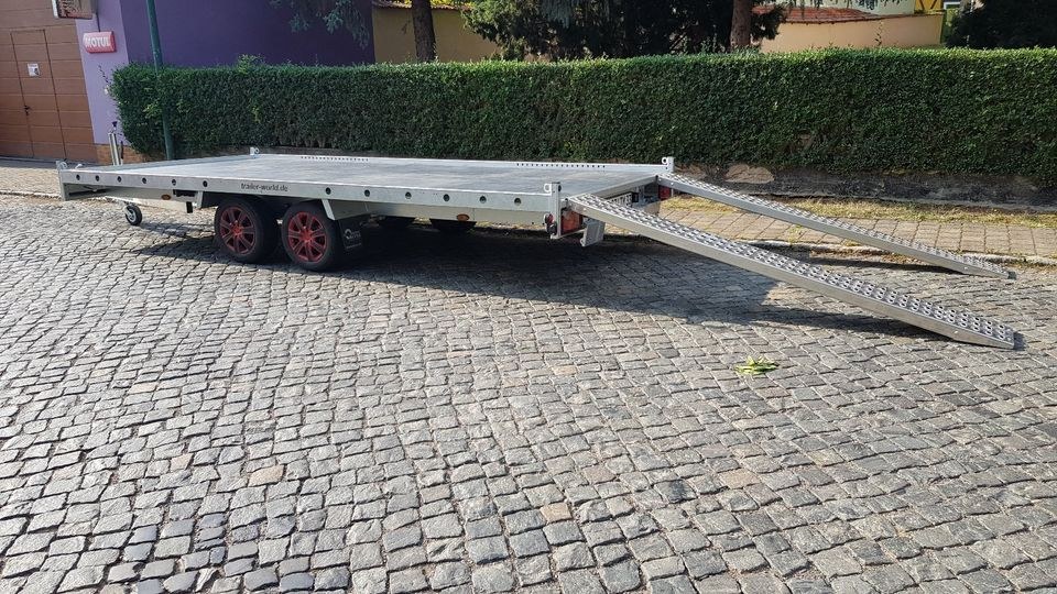 Autotransportanhänger Anhänger Oldteimer Traktor mieten in Schlotheim – 3