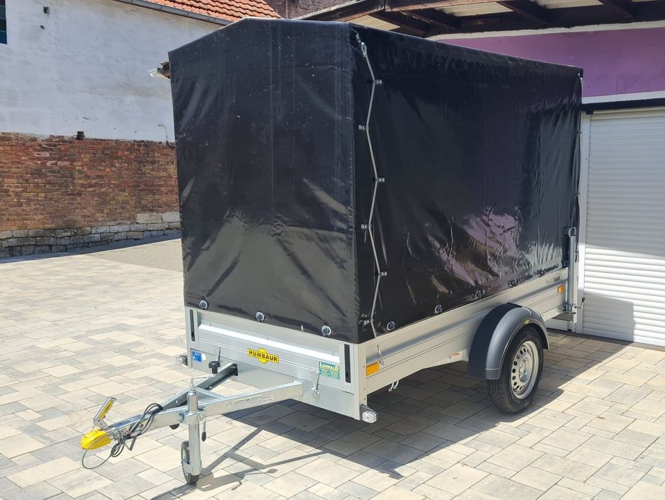 PKW Anhänger 2,51x1,31 Kastenanhänger Plane zGG mieten in Schlotheim – 2