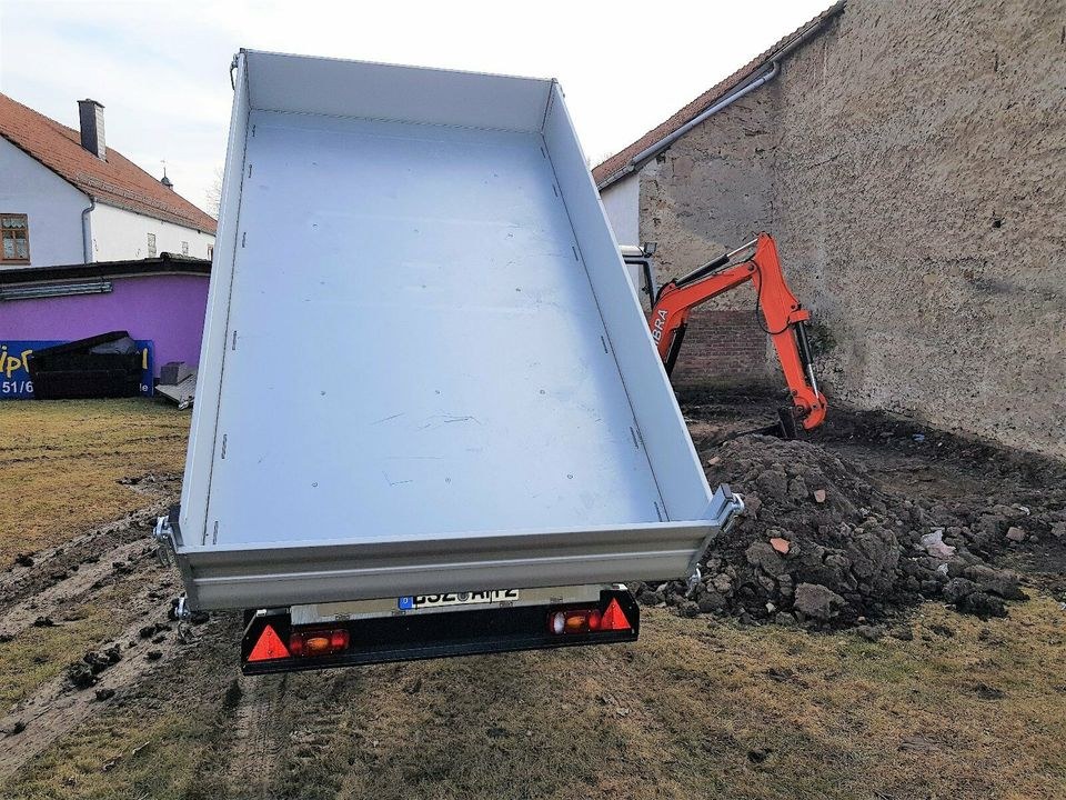 Dreiseitenkipper elektrisch 3 Seiten Kipper mieten in Schlotheim – 2