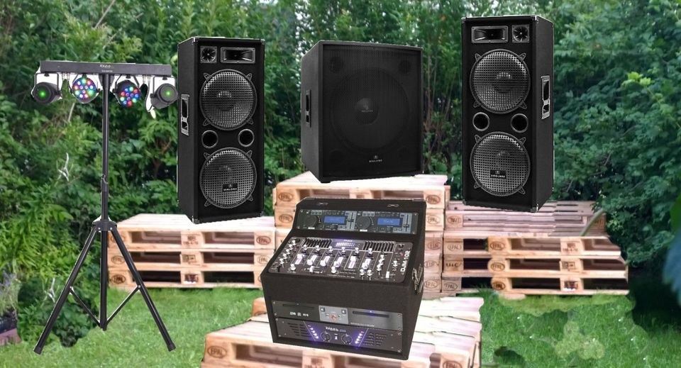 Musikanlage PA Anlage Lautsprecher Polterabend mieten in Schlotheim