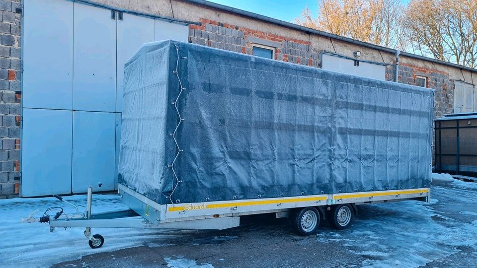 PKW Anhänger 6,06m x 2,20m Planenanhänger Umzug mieten in Schlotheim