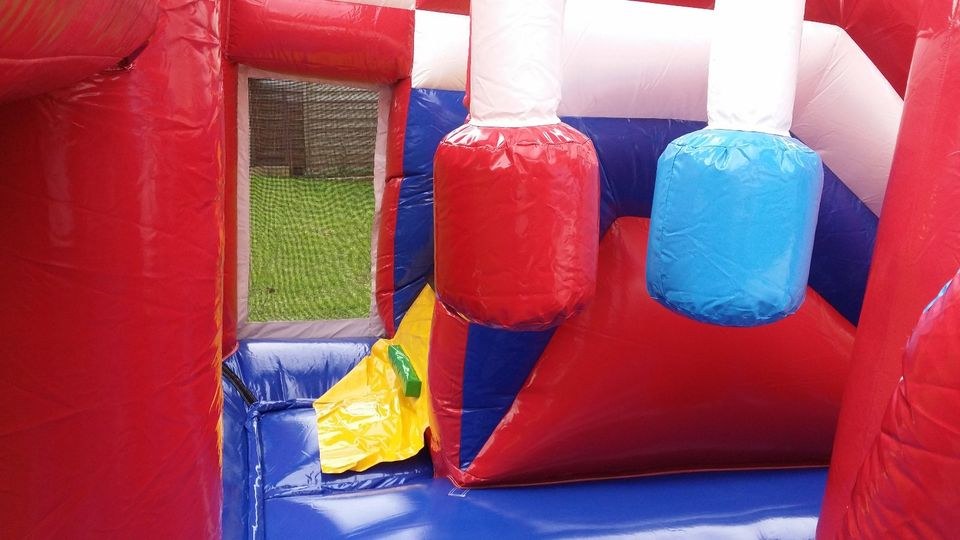 Hüpfburg Feuerwehr Auto Festzelt Partyzelt mieten in Schlotheim – 4