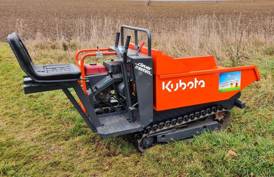 Kubota Kettendumper 600kg Dumper Motorschubkarre mieten in Schlotheim