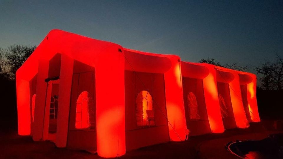 EINMALIG uns LED Air Dome Festzelt Partyzelt 7 mieten in Schlotheim