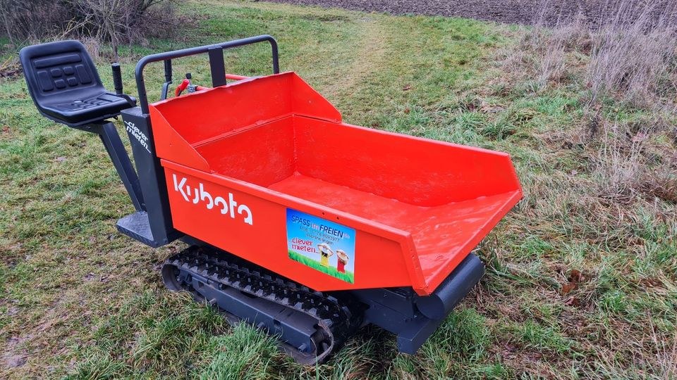 Kubota Kettendumper 600kg Dumper Motorschubkarre mieten in Schlotheim – 4