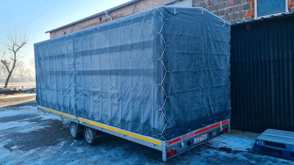 PKW Anhänger 6,06m x 2,20m Planenanhänger Umzug mieten in Schlotheim – 2