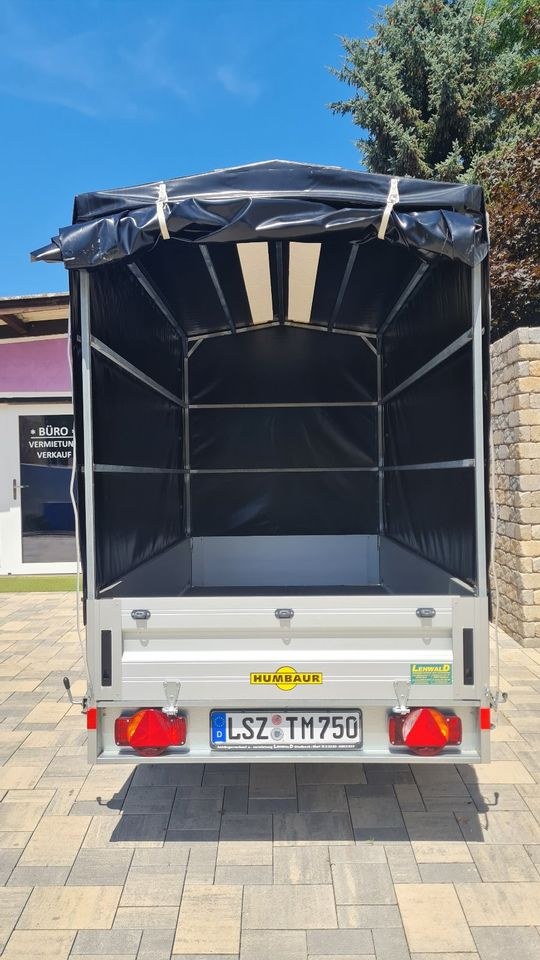 PKW Anhänger 2,51x1,31 Kastenanhänger Plane zGG mieten in Schlotheim – 4