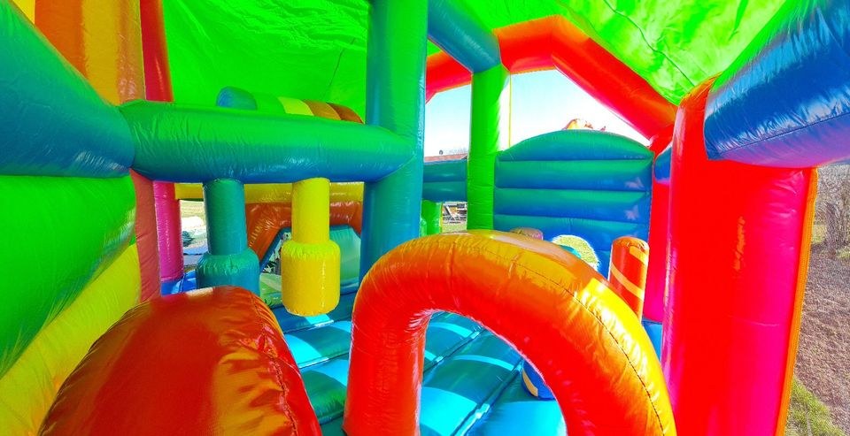 Hüpfburg Einhorn Schloss Festzelt Partyzelt mieten in Schlotheim – 4