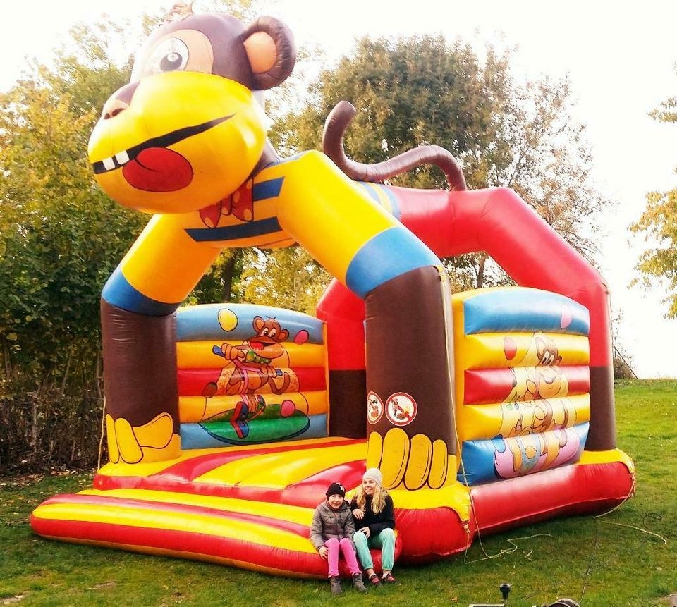 Hüpfburg Affe Festzelt Partyzelt Stehtisch mieten in Schlotheim – 3