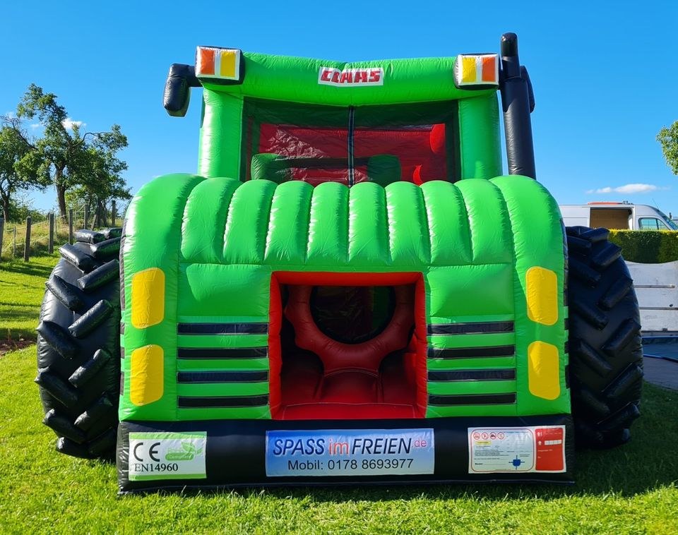 Hüpfburg Claas Traktor Festzelt mieten in Schlotheim – 3