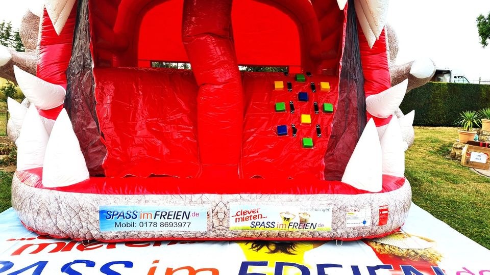 Dinosaurier Hüpfburg auch Festzelt Partyzelt mieten in Schlotheim – 3