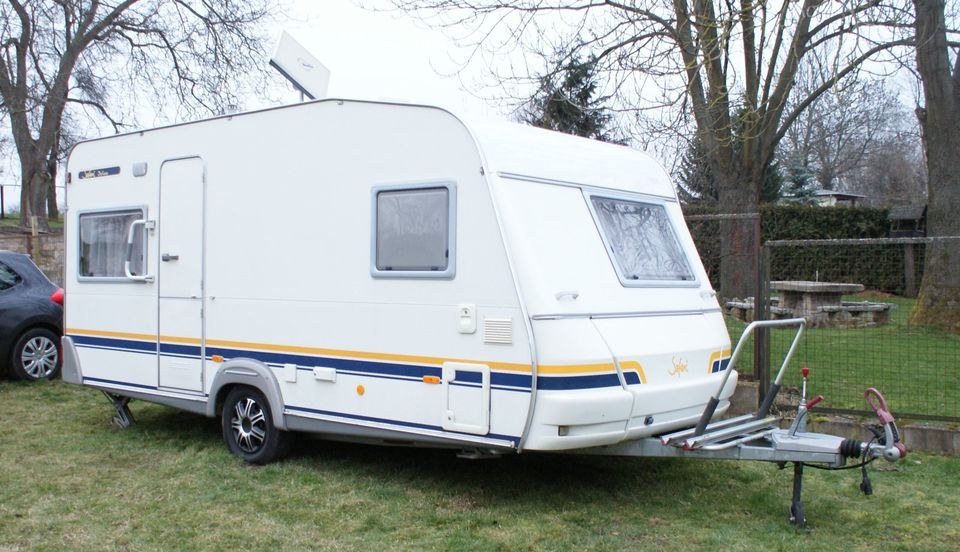 Wohnwagen Wohnanhänger Wilk Deluxe Sat Anlage mieten in Schlotheim – 2