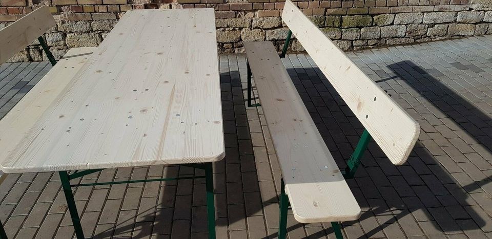 Bierzeltgarnituren Lehne 220cm breit Festzelte mieten in Schlotheim – 3