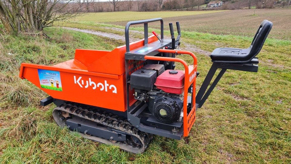 Kubota Kettendumper 600kg Dumper Motorschubkarre mieten in Schlotheim – 3