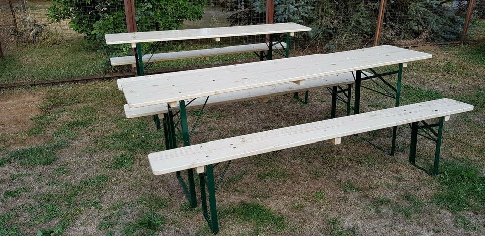 Bierzeltgarnituren 220cm breit Festzelte mieten in Schlotheim – 3