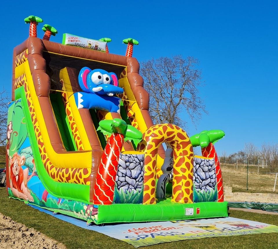 Hüpfburg Riesenrutsche Festzelt Partyzelt mieten in Schlotheim