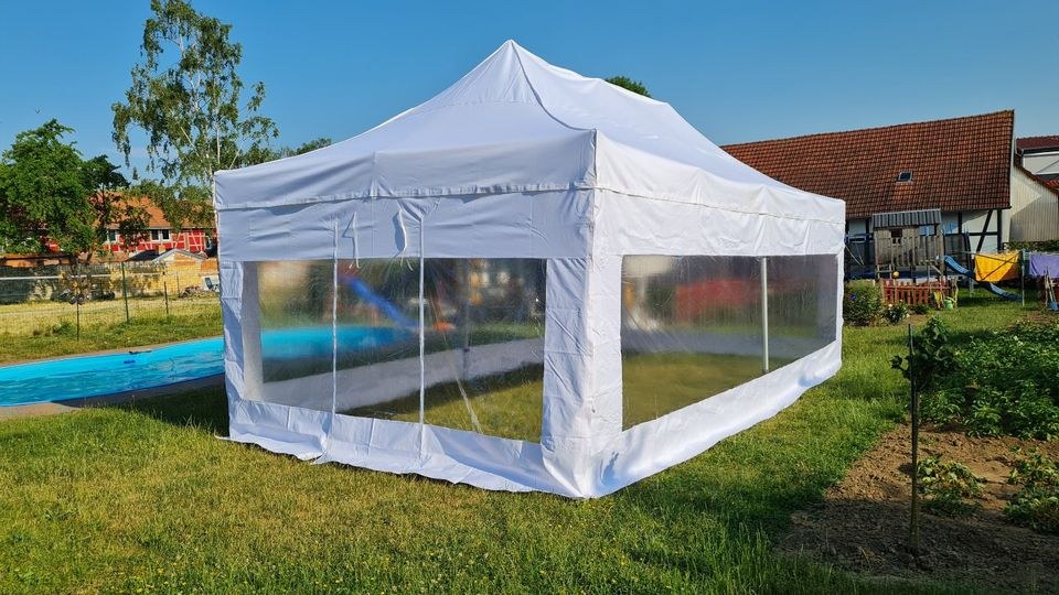Faltpavillon 4x8 Meter Sehr Stabil Partyzelt mieten in Schlotheim – 3