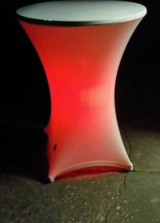 LED Stehtisch beleuchtet Firmenfeier mieten in Schlotheim – 2