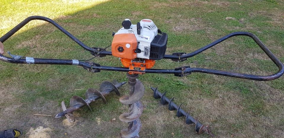 2 Mann Erdbohrgerät Erdbohrer Stihl BT 360 inkl mieten in Schlotheim – 2