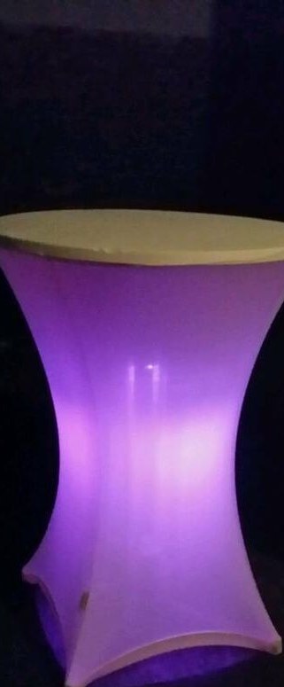 LED Stehtisch beleuchtet Firmenfeier mieten in Schlotheim