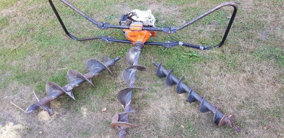 2 Mann Erdbohrgerät Erdbohrer Stihl BT 360 inkl mieten in Schlotheim