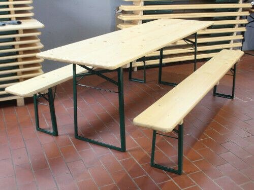 Bierzeltgarnitur Festzeltgarnitur auch Lehne mieten in Burgkunstadt