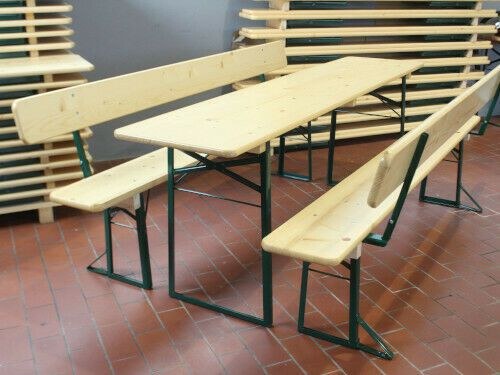 Bierzeltgarnitur Festzeltgarnitur auch Lehne mieten in Burgkunstadt – 2