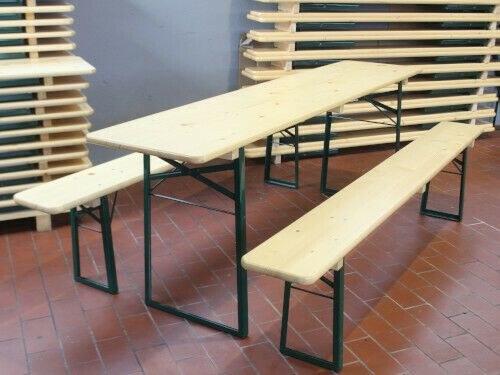 Bierzeltgarnitur Festzeltgarnitur auch Lehne mieten in Burgkunstadt – 3