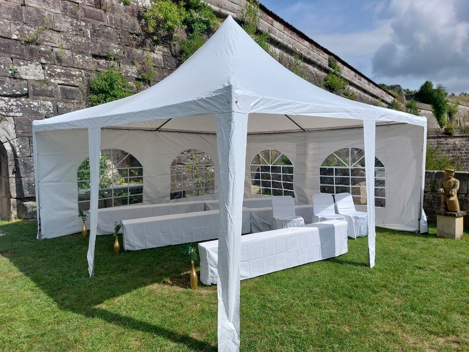 Pavillon 5x5 Pagode Partyzelt mieten in Burgkunstadt